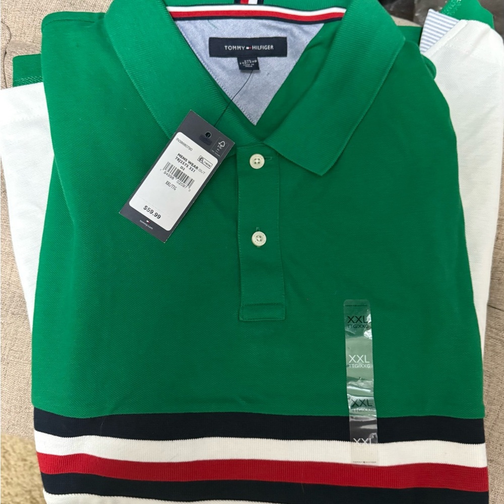 Tommy Hilfiger Green Polo Shirt
